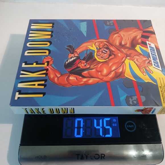1988 Vintage Gamestar Take Down Wrestling Commodore C64 / 128 Game Action Arcade - Picture 11 of 11
